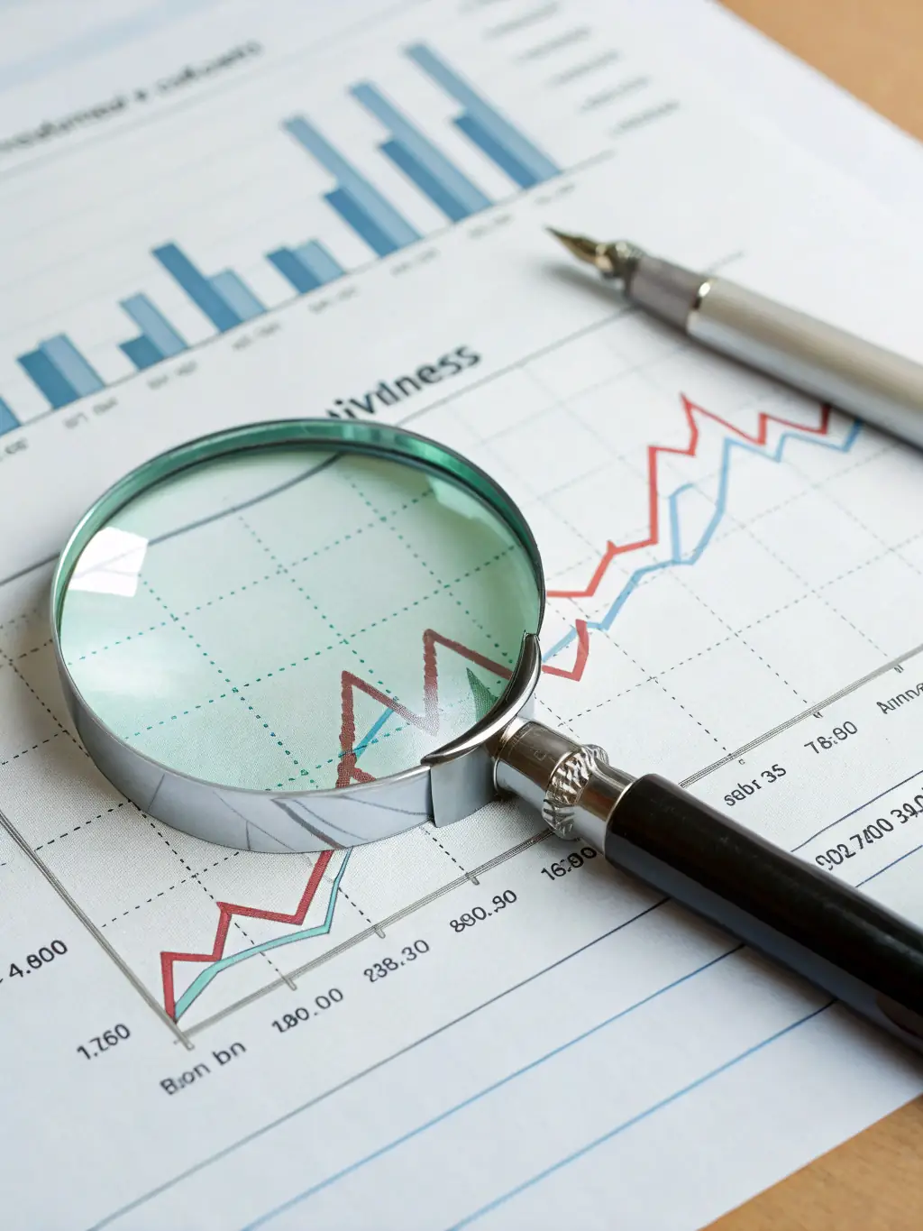A graph showing investment growth over time, with the Union Jack subtly incorporated into the design, representing investment strategies in the UK.